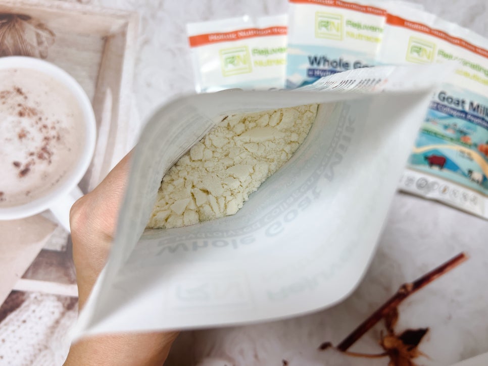산양유 단백질 + 수화 콜라겐 펩티드