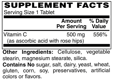비타민C 500mg +로즈힙스 100정