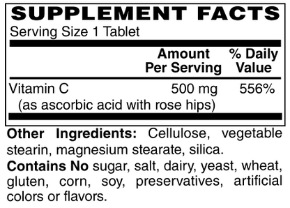 비타민C 500mg +로즈힙스 100정